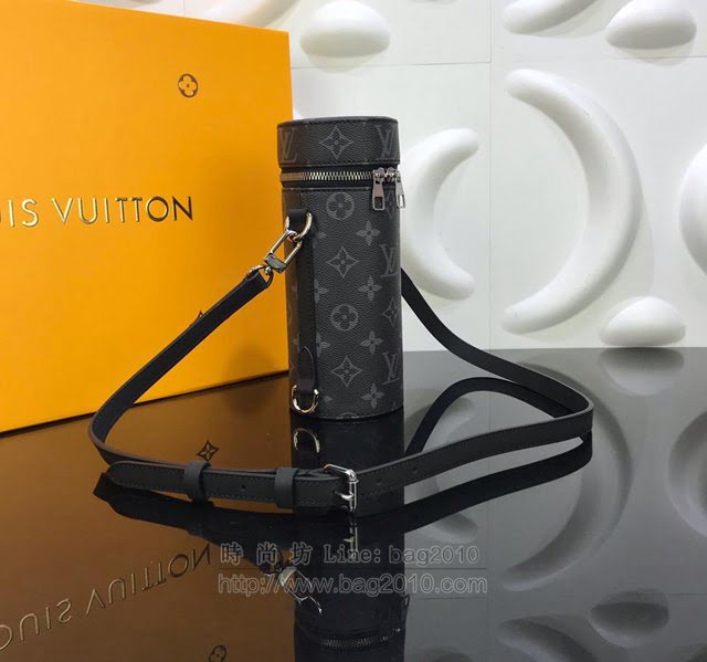 LV女包 GI0398 路易威登黑花小包 LV瓶套包 LV水壺包 LV斜挎包 LV單肩包  ydh3092
